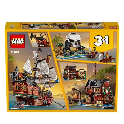Lego Creator 3 in 1 31109 Galeone dei Pirati