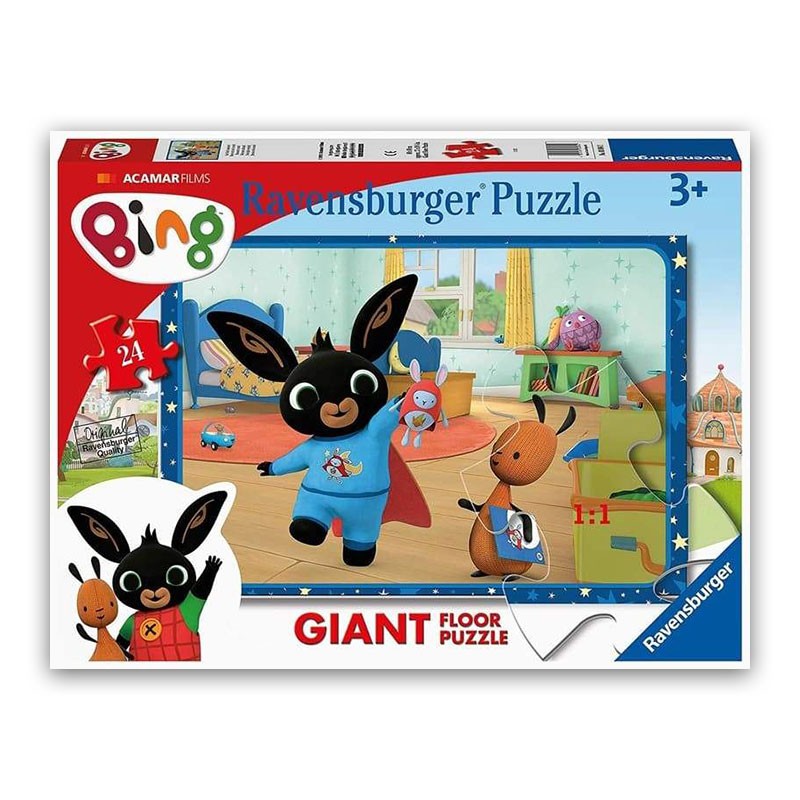 Bing puzzle da pavimento 24 pezzi ravensburger 030132 Bing gioco per bambini 