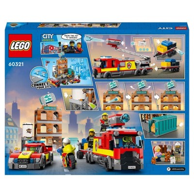 LEGO City Motocicletta dei Pompieri da Soccorso, Giochi per Bambini e  Bambine da 4 Anni in