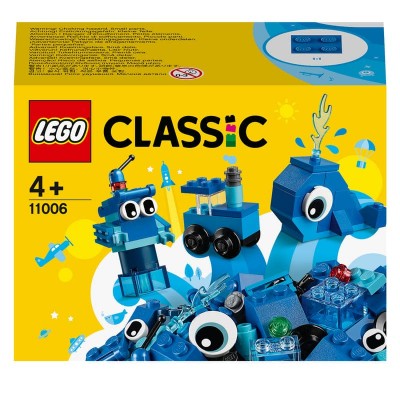 Lego Classic 11006 Mattoncini Blu Creativi
