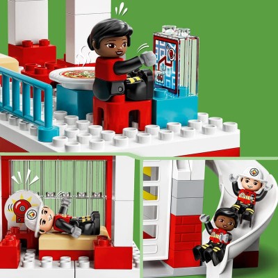 Lego DUPLO® 10970 Caserma dei Pompieri ed Elicottero