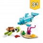Delfino e Tartartuga Lego Creator 3 in 1 Modello 1