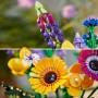 Dettagli Bouquet fiori selvatici Lego 10313 Icons