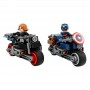 Lego Marvel 76260 Motociclette di Black Widow e Captain America