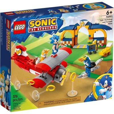 Lego Sonic the Hedgehog™ 76991 Laboratorio di Tails e Aereo Tornado