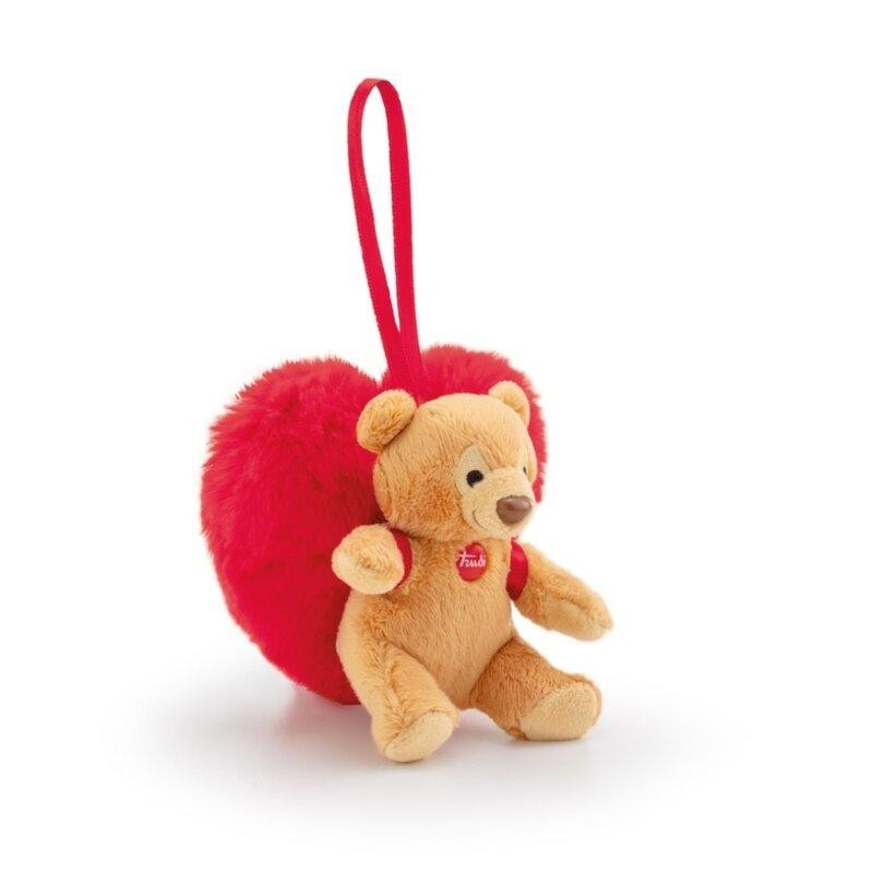 Trudi - Peluche orsetto con zaino cuore