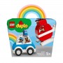 Lego Duplo 10957 Elicottero Antincendio e Auto Polizia
