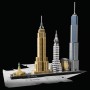 New York City Lego Architecture 21028 Set Montato